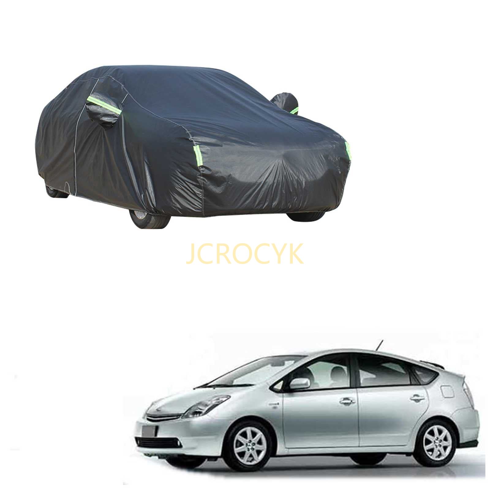 カーカバー トヨタ プリウス NHW20 2003年9月〜2009年4月 専用カバー 純正 カーボディカバー 全天候型保護カーカバー UVカット 凍結防止カバー 防水 防塵 スクラッチ耐性 (収納袋付)