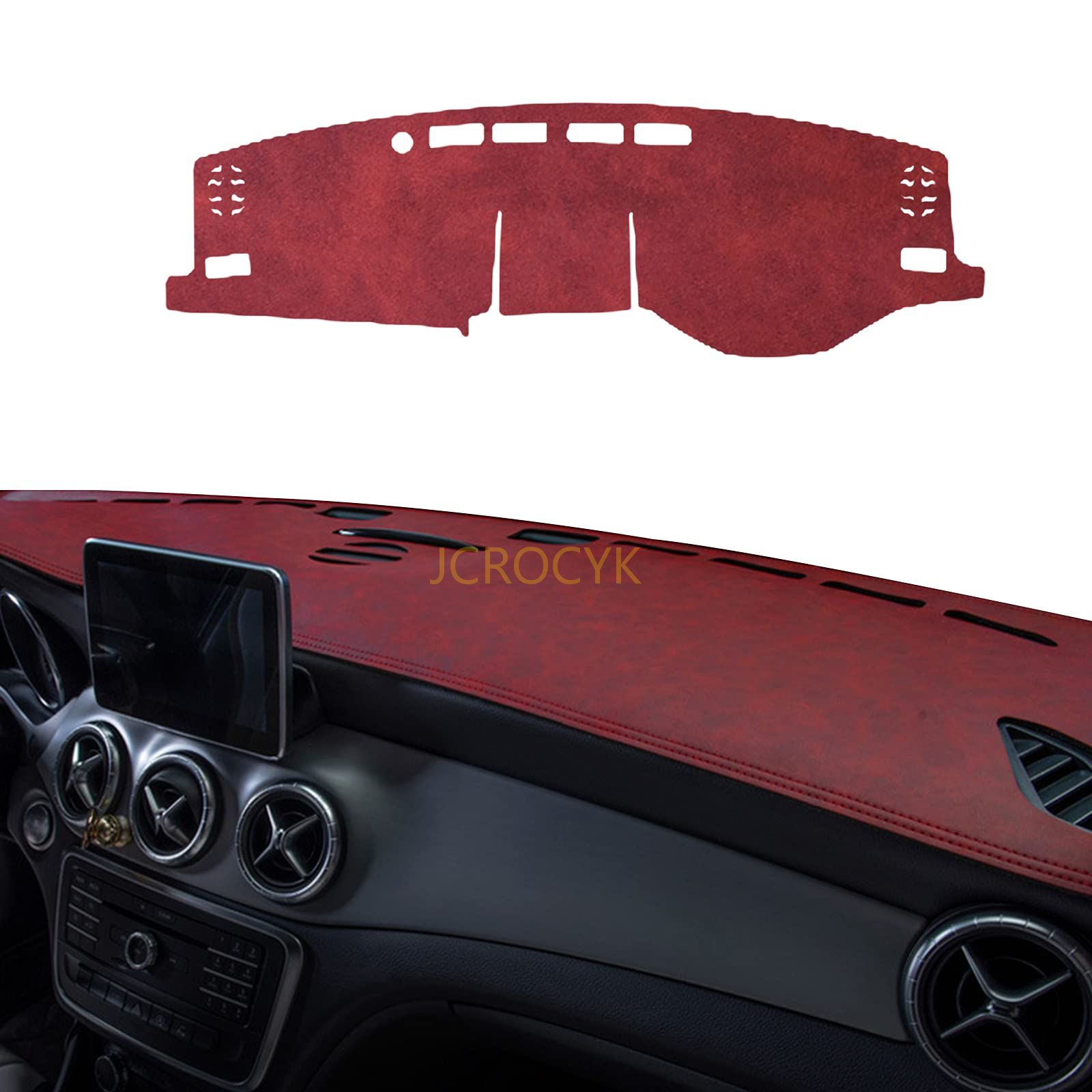 適合 トヨタ RAV4 50系 ダッシュボードマット 車内 ダッシュボードカバー 2019.4-現行 車のダッシュボード用の抗紫外線パッド インテリア アクセサリー 日焼け防止 耐熱性 耐久性 レザー 素材