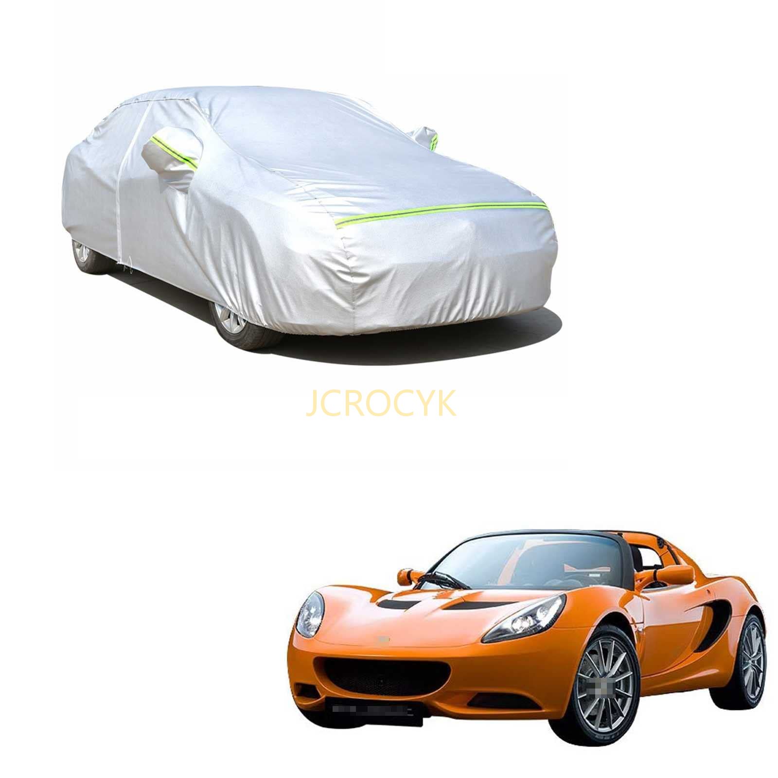 カーカバー ロータス エリーゼ 2006年7月〜2017年6月 専用カバー 純正 カーボディカバー 全天候型保護カーカバー UVカット 凍結防止カバー 防水性ボディー車カバー絶縁自動車カバースクラッチ耐性 (収納袋付)