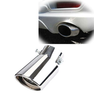 小型軽用 エキパイ ステンレス製 テールパイプ マフラー 38mmΦ-53mmΦに対応 汎用 マフラー カッター ダイハツ トール トヨタ ルーミー アクア ヤリス スズキ エブリィ テールスロート装飾アクセサリー 排気管 軽自動車 乗用車 外装パーツ