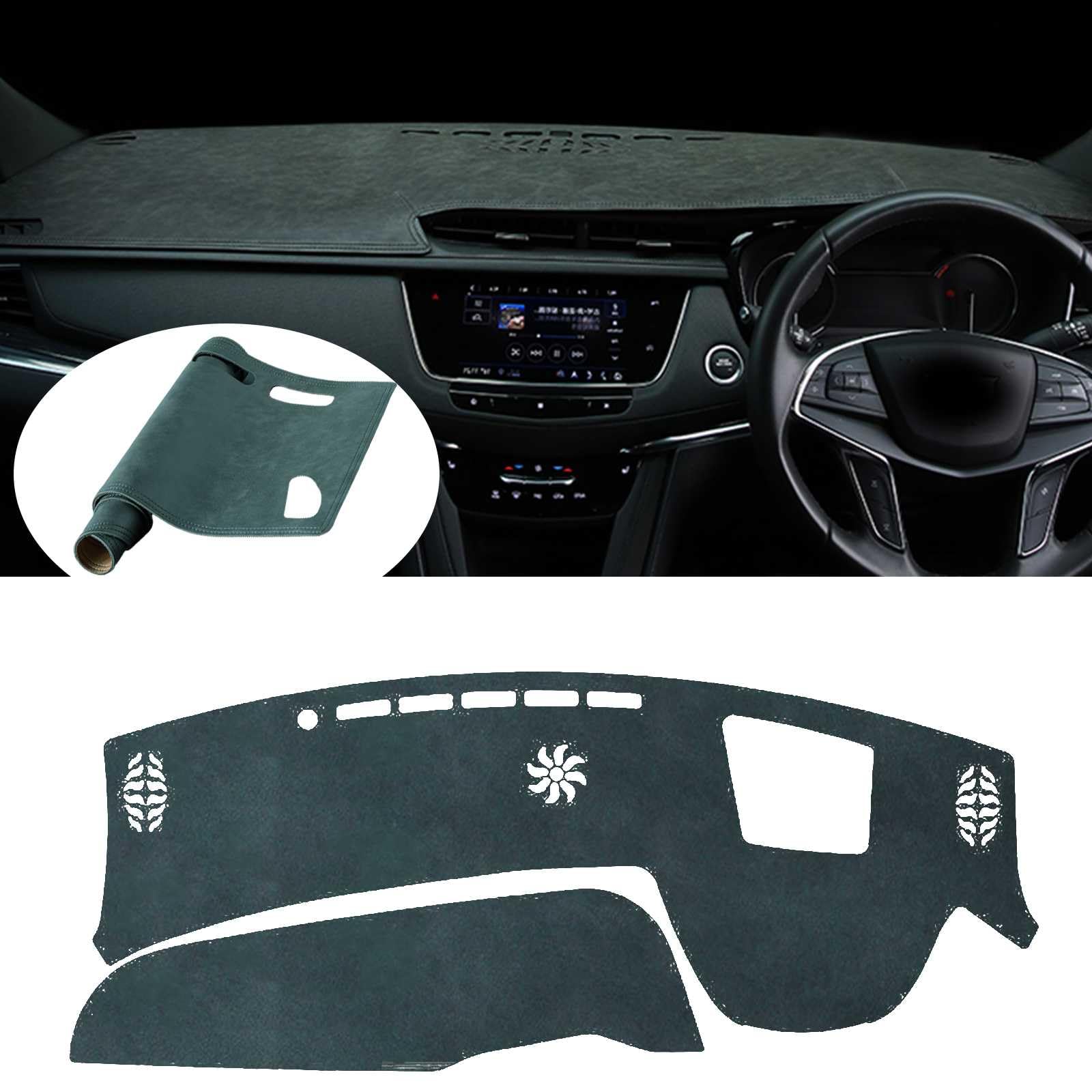 レクサス RX RX350 RX450h+ RX500h 5代目 専用 ダッシュボードマット 車用ダッシュボードカバー 日焼け防止 ダッシュボードライト 保護マット 車種専用設計 内装パーツ インテリア アクセサリー 取り付け簡単for Lexasu RX ALA10/ALH10型 2022年11月 深海レザー素材