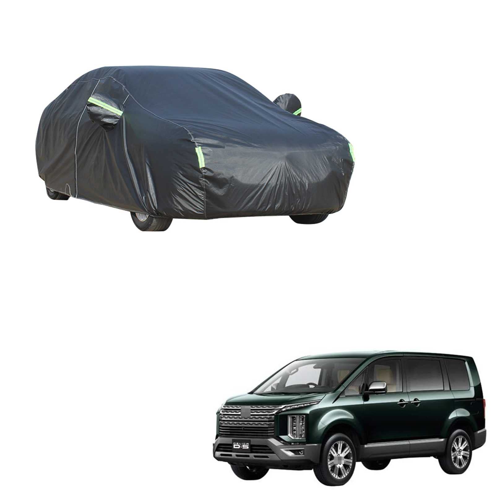 車カバー ボディーカバー 三菱 デリカD:5 CV1W CV2W CV5W 2012年7月〜2019年2月 専用カーカバー全天候型保護 凍結防止カバー防水 防塵 防輻射紫外線 スクラッチ耐性 (収納袋付)
