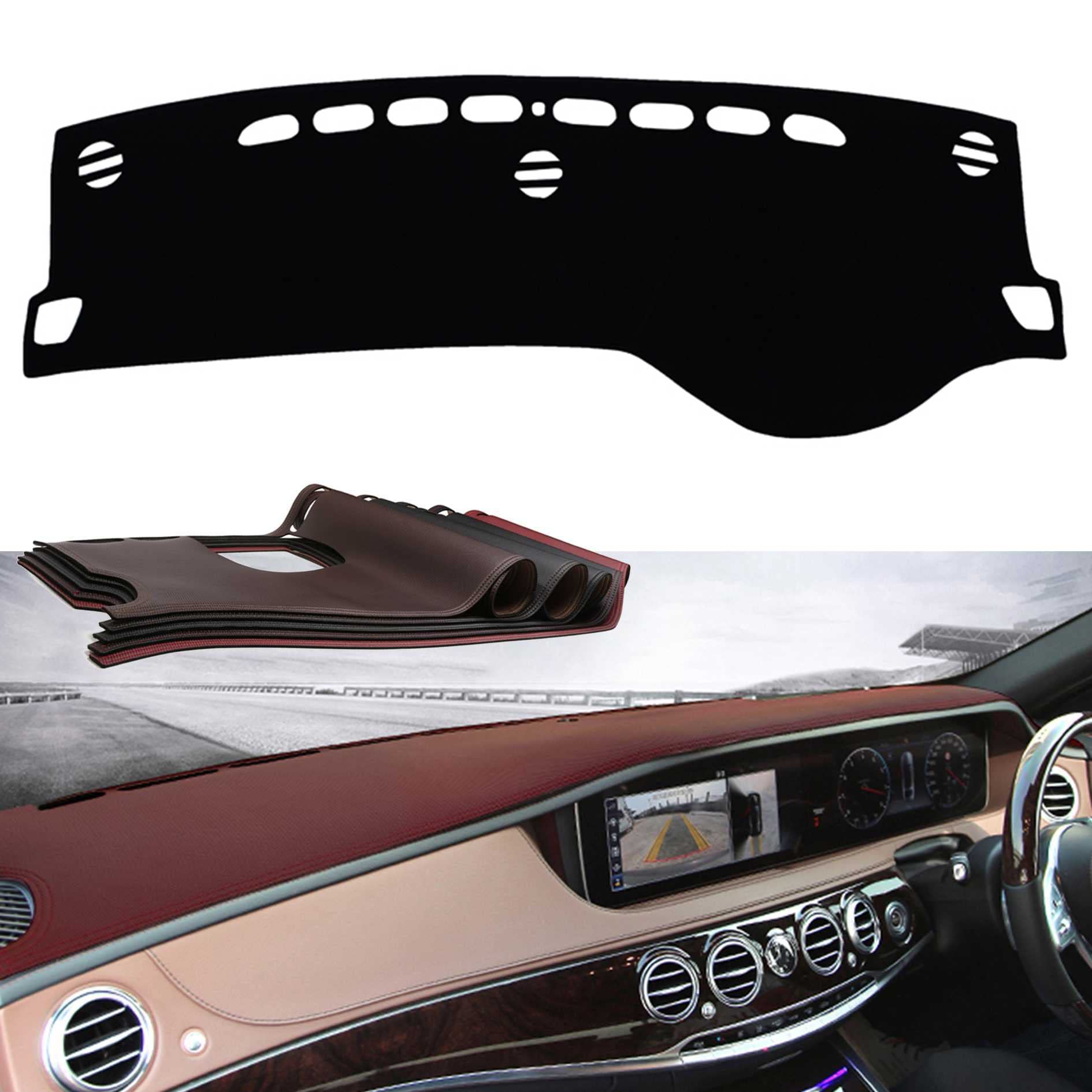 スズキSUZUKI エスクード ESCUDO SX4 S-CROSS 2016-2018 専用 ダッシュボードマット ダッシュボードカバー 車種専用設計 日焼け防止 ダッシュボード紫外線ライト保護マット インテリアアクセサリー 右手運転 耐熱性 耐久性レザー 素材