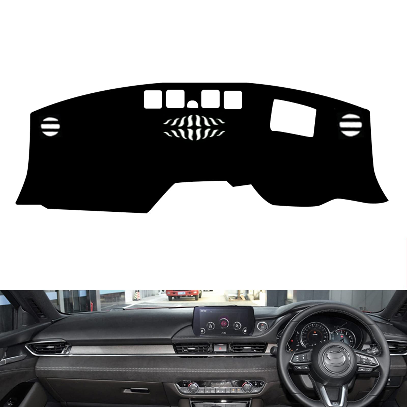 フランネル素材ダッシュボードマットマツダ 新型Mazda6 セダン(Mazda 6 sedan) GJ系(2019年8月~) 新型M..