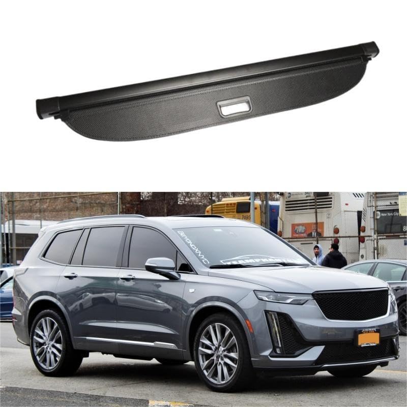 延長型 トランクカーゴカバー ラゲッジシェードシールド キャデラックXT6 2020-2024 キャンバスに適合