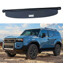 延長型 トランクカーゴカバー ラゲッジシェードシールド トヨタ ランドクルーザー プラド J250 2024 2025 キャンバスに適合