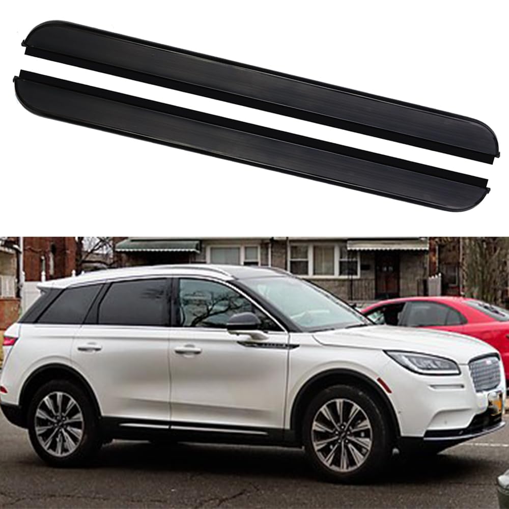 サイドステップ ランニングボード ナーフバー サイドペダルプロテクター リンカーンコルセア2020-2024用 2個