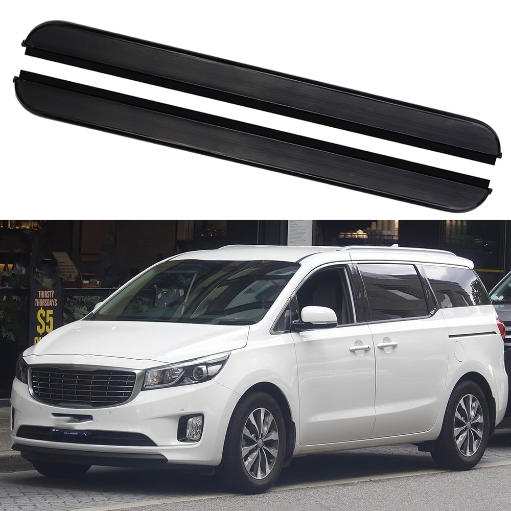 樂天商城 - サイドステップ ランニングボード ナーフバー サイドペダルプロテクター 2個 KIA カーニバル セドナ 2015-2021用