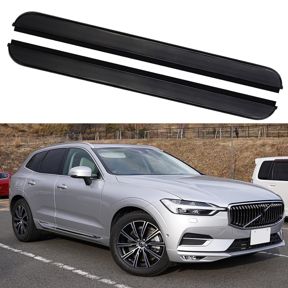 サイドステップ ランニングボード ナーフバー サイドペダルプロテクター ボルボ XC60 2018-2024用 2個