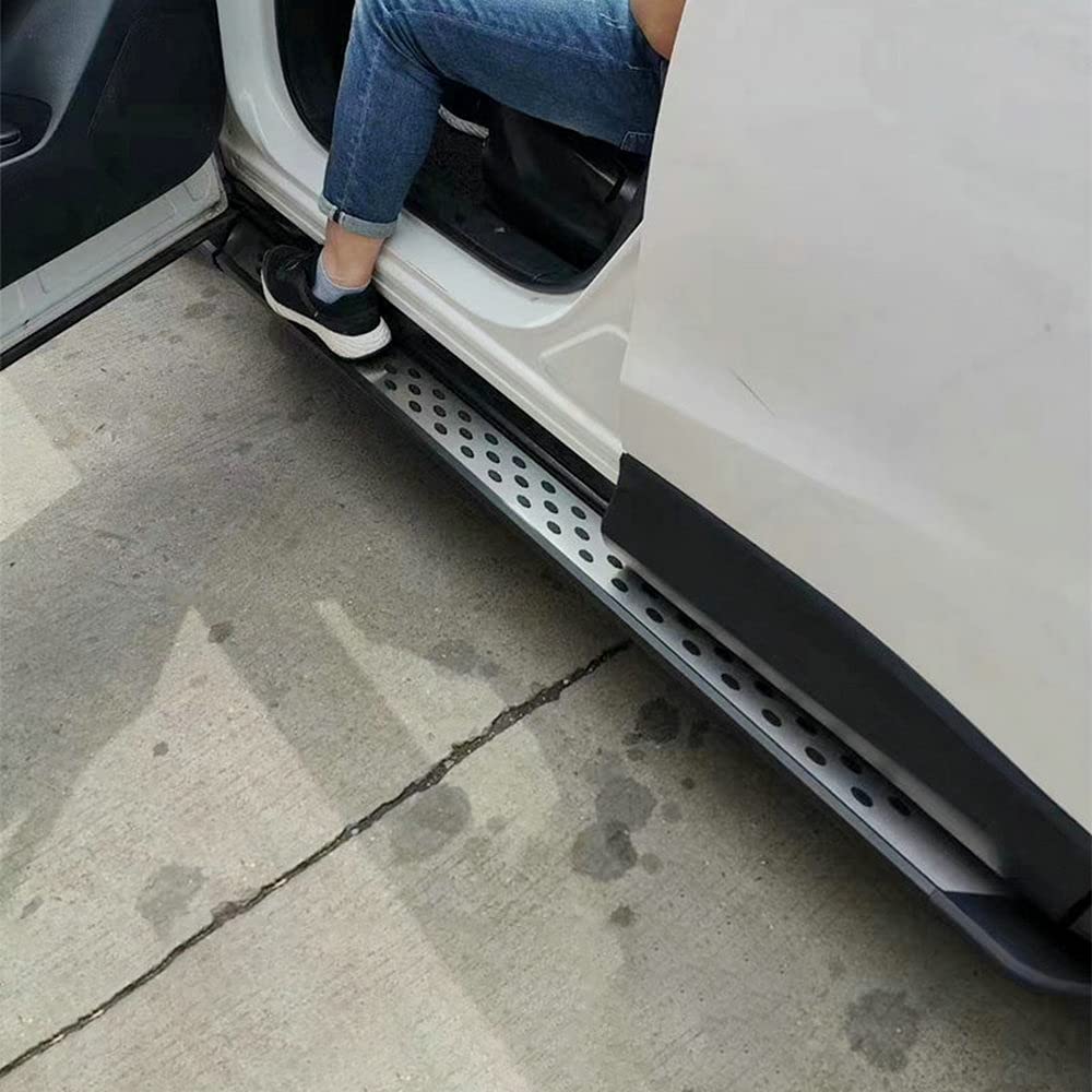 2PCS ランニングボード サイドステップ ナーフバー サイドペダル プロテクター すべての新しい三菱アウトランダー2022にフィット