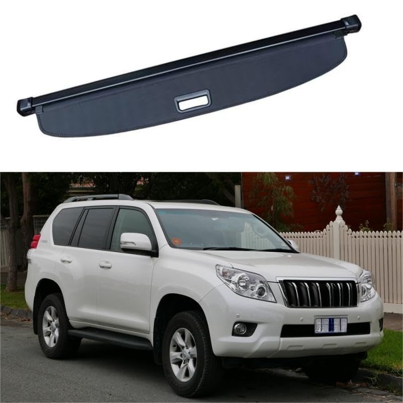 延長型 トランクカーゴカバーラゲッジシェードシールド トヨタランドクルーザープラド2016-2022キャン..