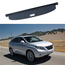 延長型 トランクカーゴカバー ラゲッジシェードシールド レクサスRX 2010-2015 キャンバスに適合