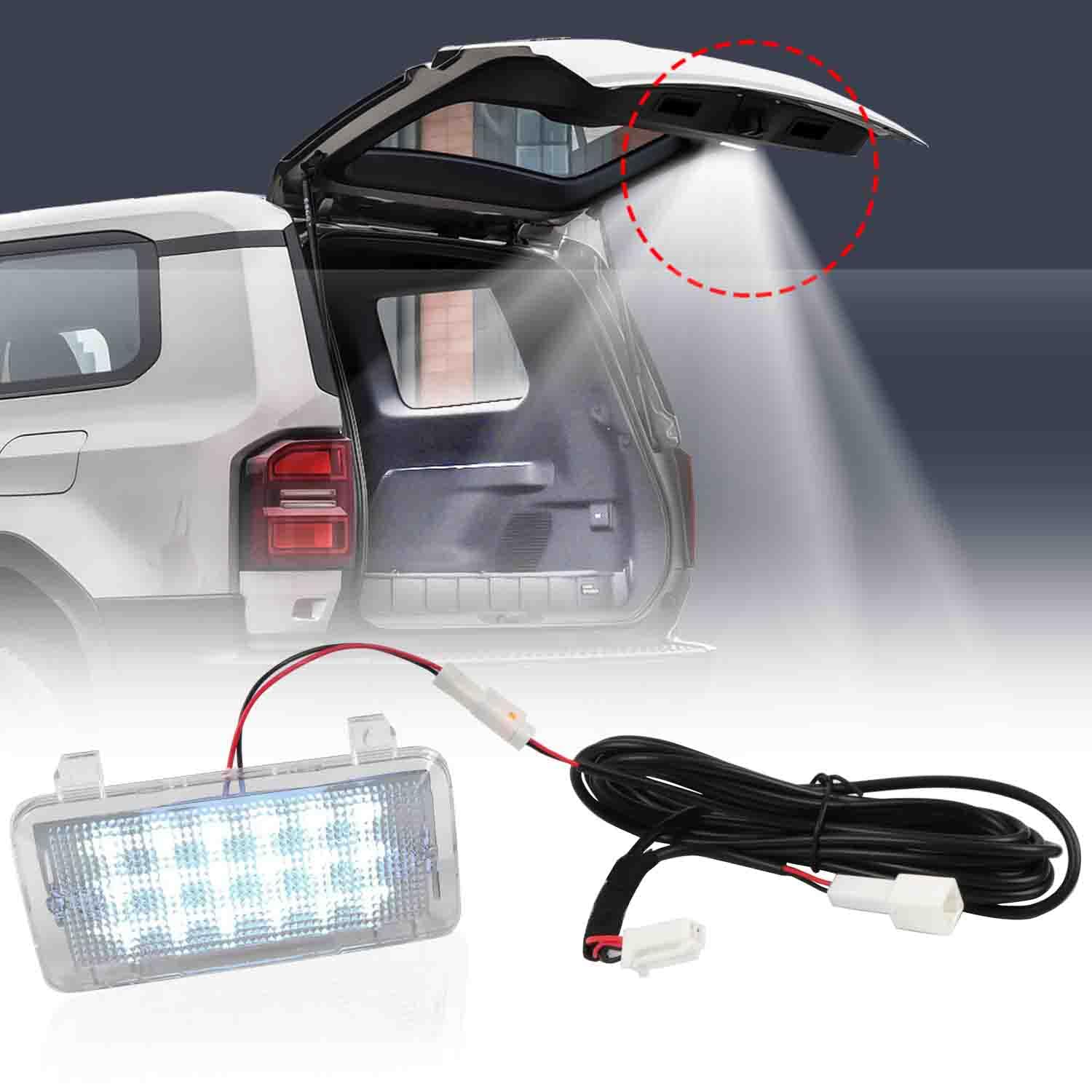 トヨタ 新型 ランドクルーザー 250系 2024年4月~に適合 増設ラゲッジランプ 高輝度 明るさ調整 省エネ ..