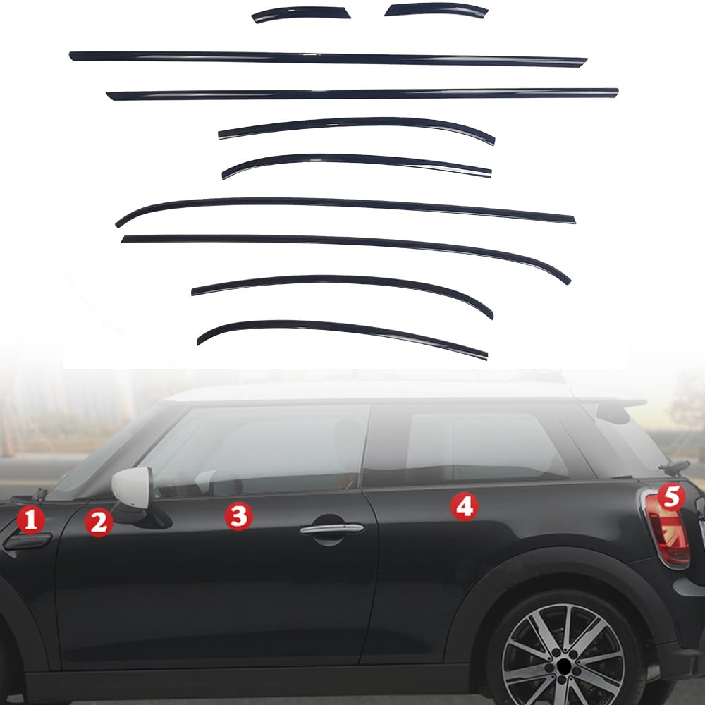 MINI ミニクーパーF56 ウエストラインブラックツヤあり