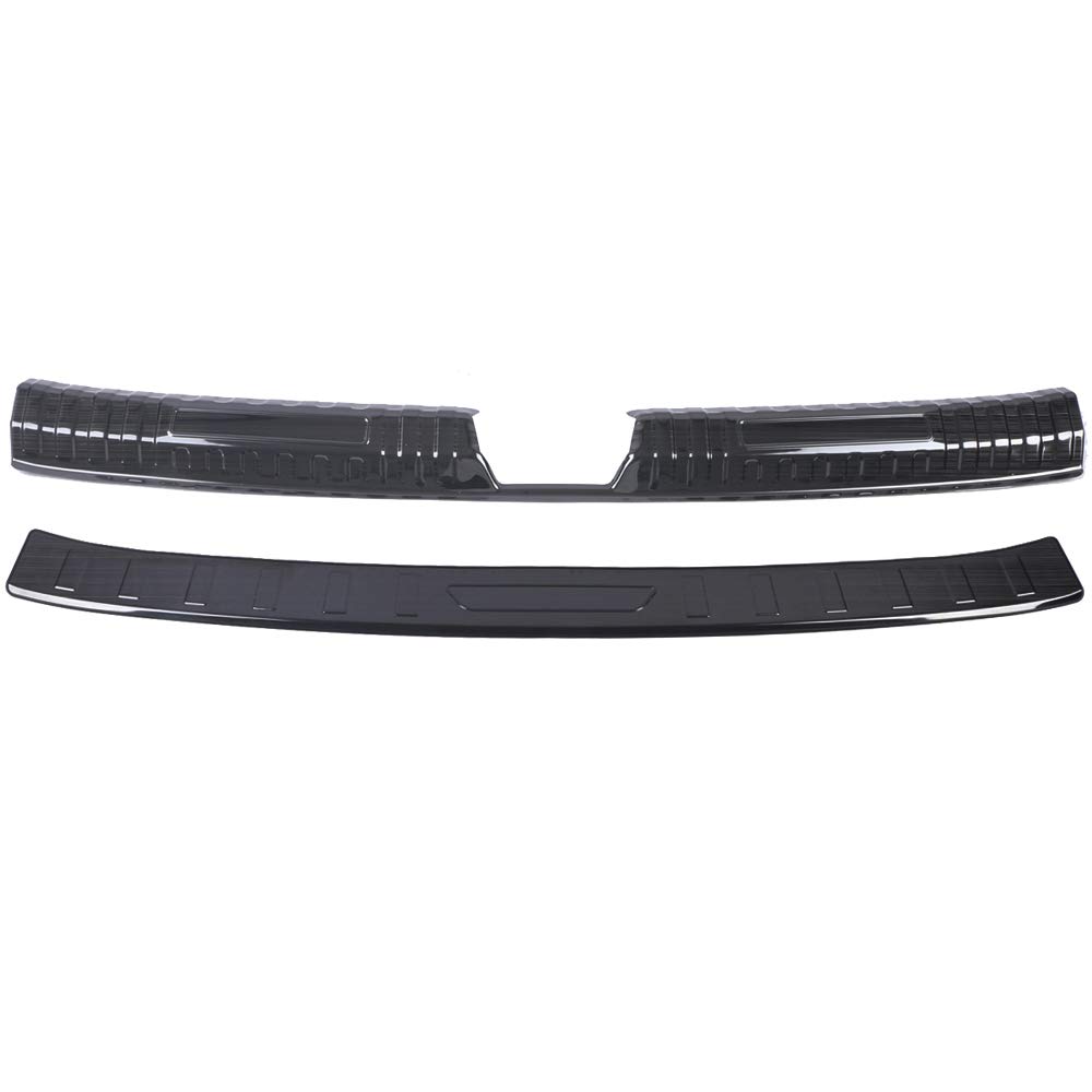 リア バンパー ステンレススチール カバー リム2枚新型 フォルクスワーゲン ゴルフ 8 Golf 8 MK8 2020-..