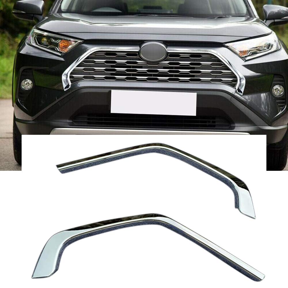 TOYOTA モデリスタ RAV4 フロントグリルガニッシュ ブラック/メツキ RAV4 モデリスタフロントグリルガーニッシュ、ヘッドランプ