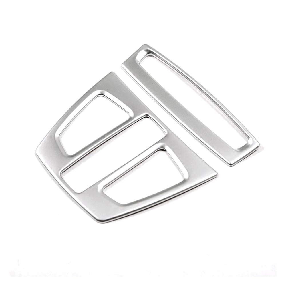 フロント リーディングランプ インナー フレーム 2枚 ABS 艶なし カバー リム BMW2シリーズ 2series アクティブツアラー F45 グランツアラー F46 に適用