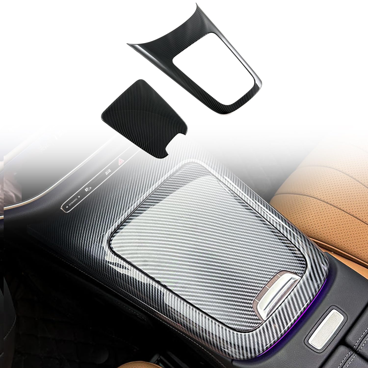 メルセデス?ベンツ Eクラス E Class 6代目 W214/S214 2024~現行に適合 センターコンソール シフト パネ..