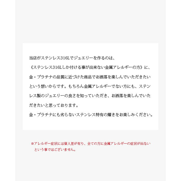 w1s55-ba003金属アレルギー対応ブレスレットステンレス316L