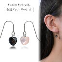 ピアス 金属アレルギー対応 セカンドピアス ファーストピアス レディース 誕生日 プレゼント ステンレス316L フック ワイヤーフック ピアス 天然石 蝶貝[...