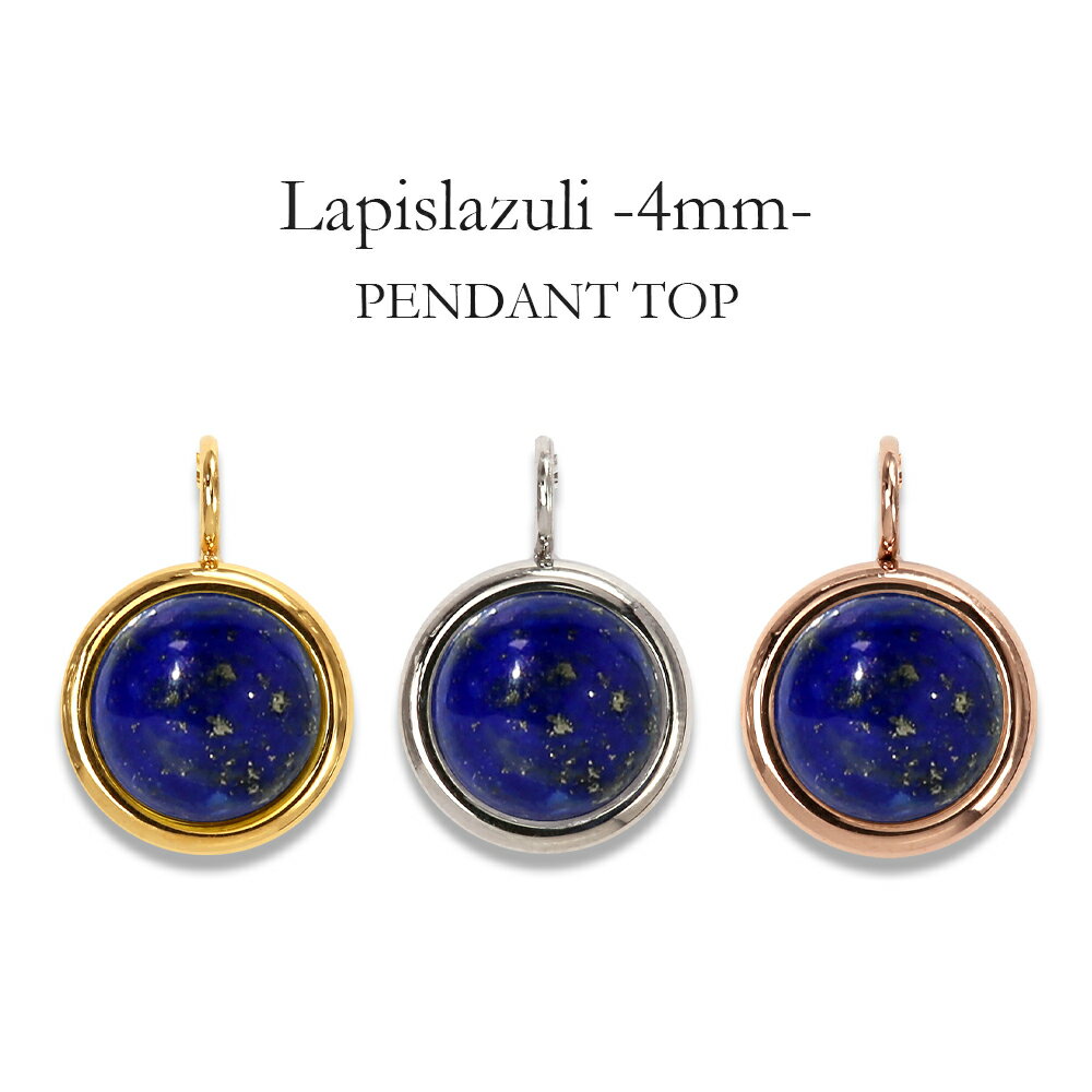 ペンダントトップ 金属アレルギー対応 ペントップ レディース 誕生日 プレゼント ステンレス316L トップ 天然石 誕生石 (12月) ラピスラズリー