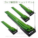 ゴルフ パター練習 マット ボールが帰ってくるゴルフ練習用 パターマット パッティングマット 2ホールタイプ 自動返球機能付き 送料無料