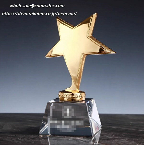 クリスタルトロフィー ガラス 名入れ 記念品 表彰状 退職記念 周年記念 創立記念 ゴルフコンペ ホールインワン スポーツ大会 イベント 優勝 トロフィ プレゼ...