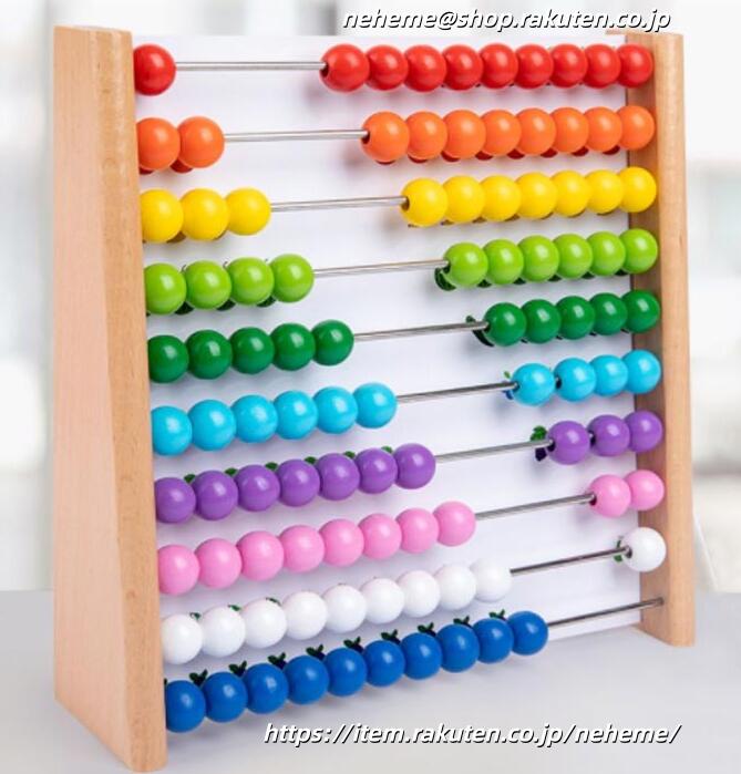 即納 知育玩具 数 算数 木のおもちゃ 百玉 そろばん 木製 知育 誕生日プレゼント バースデー おもちゃ オモチャ 4歳 5歳 四歳 五歳 女の子 女 男の子 男 100玉そろばん 子ども こども 子供 小学生 クリスマス クリスマスプレゼント 3歳 幼児 2