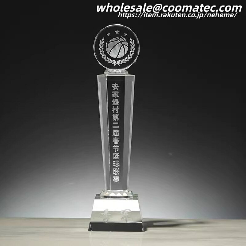 クリスタルトロフィー ゴルフ ボール クラブ 打ち ホール 穴 入れ 打数 競う 球技 若い 世代 人気 スポ..