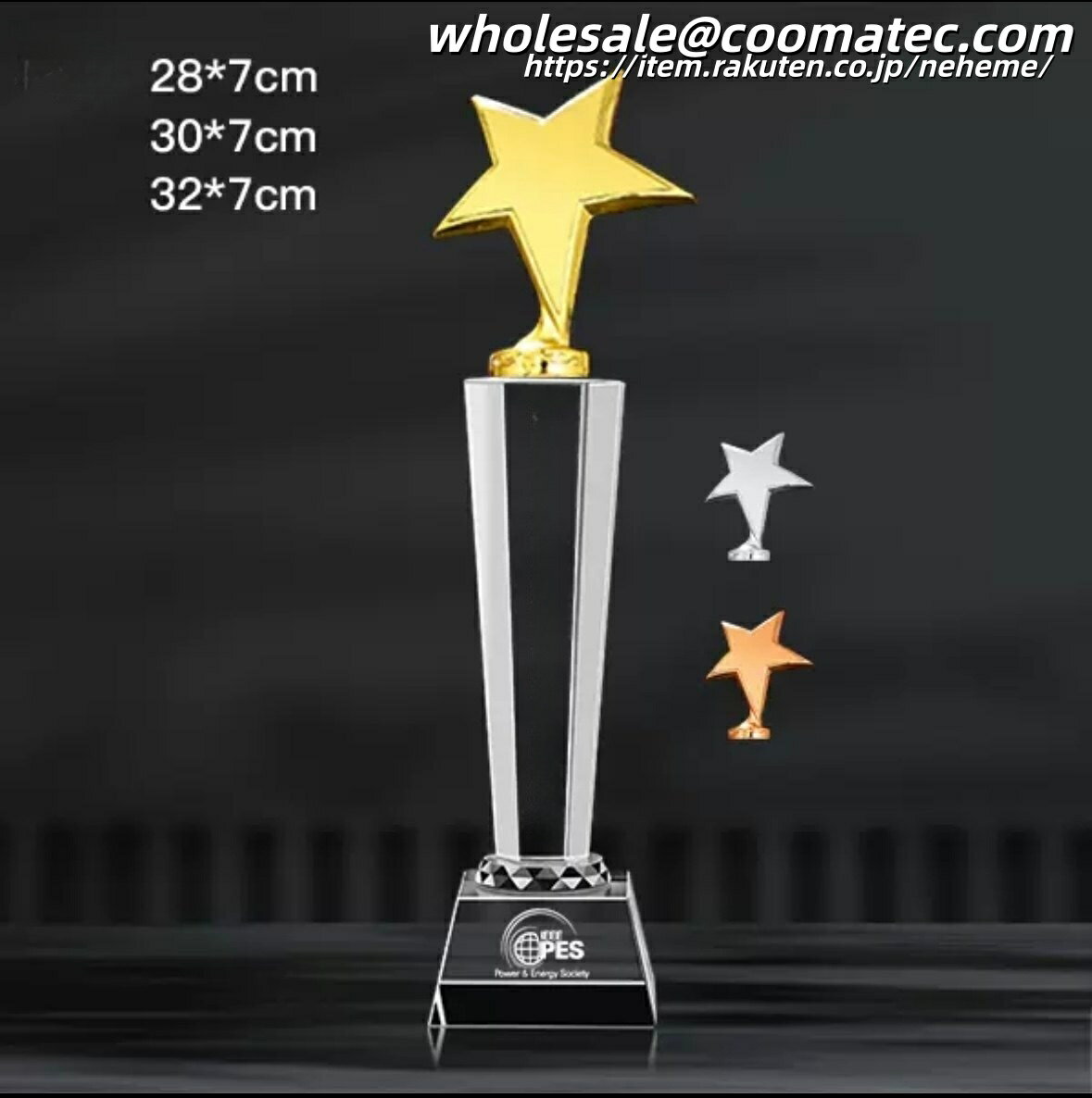 オーダーメイドトロフィー制作プロセス お客様のご要望に合わせて完全カスタマイズのクリスタルトロフィーを制作いたします 01 刻印内容のご連絡 💬 トロフィーに刻印したい内容（会社名、受賞者名、受賞理由、日付など）を当社までお...