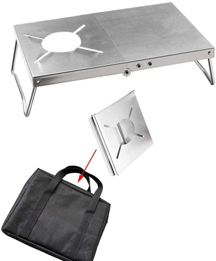 遮熱テーブル Soto St-310シングルバーナー対応用テーブル 折り畳み 軽量 コンパクト アルミ製 収納袋付き 1台多役【3営業日内発送可能!】
