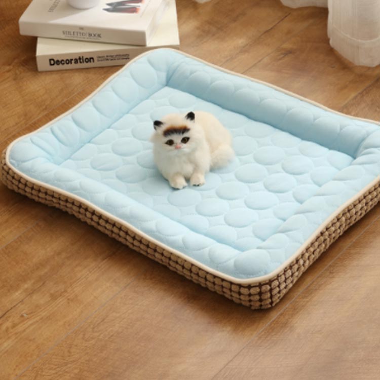 犬 ベッド 猫 ベッド 夏 ペットベッド ひんやりマット 冷感 ひんやり アイスシルク...