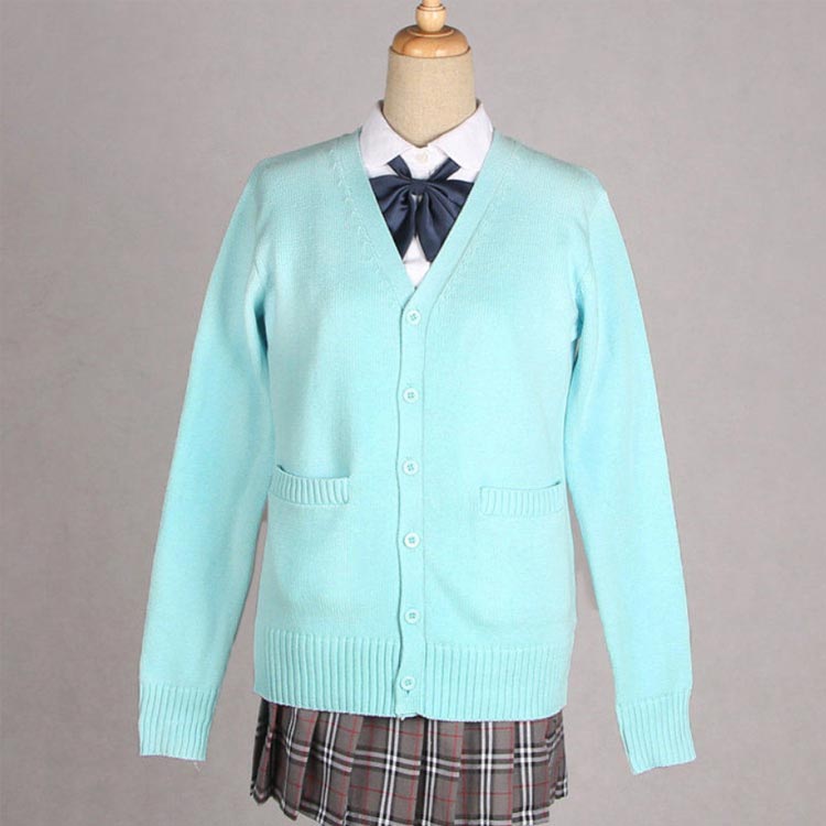 ニット 厚手 JK制服 高校生 スクールカーディガン スクールニット 秋冬 スクールセーター ユニセックス ゆったり 厚手 オールシーズン Vネック 学生服 無地 メンズ レディース 学校 女子 トップス 男女兼用 通学 コスプレ 前開き セーター 長袖 ニット カーディガン