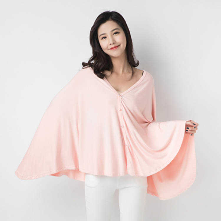 普通に着られるお洒落な授乳ポンチョ。 授乳ケープ 授乳服 授乳ポンチョ 授乳 トッ...