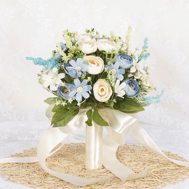 ウエディングブーケ ブライダルブーケ 結婚式 花嫁ブーケ 披露宴 造花 挙式 おしゃ...