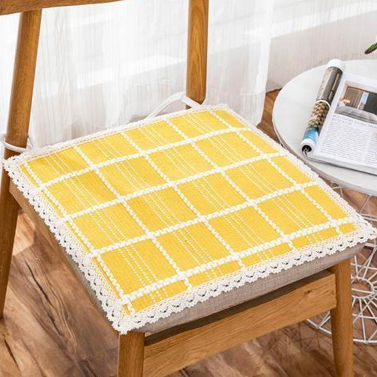 チェアカバー 椅子カバー 座面用 チェアー イス 汚れ防止 チェアパッド 四角 45cm 40cm 50cm 綿麻 コットン リネン 母の日 父の日 プレゼント ギフト [2]