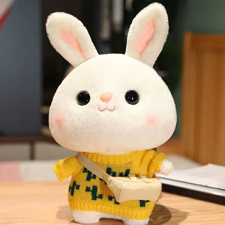 送料無料 干支 ウサギ ぬいぐるみ 30cm ウサギ かわいい コスチューム 人形 おもちゃ ふわふわ 抱き枕 うさぎぬいぐるみ バニー ミニ 小さい ラビット 兎 うさぎさん 誕生日 クリスマス ギフト プレゼント 干支飾り 兎年 卯年 2023年 寝室 部屋 インテリア [3]
