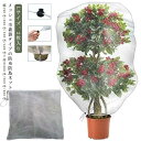 2枚入り 防虫ネット 虫よけネット 巾着式 植物保護カバー プランター用 鉢植え用 盆栽用 メッシュネット 果樹 ツリー 鳥よけ 鳩よけ 虫よけ ネット 防虫 ...