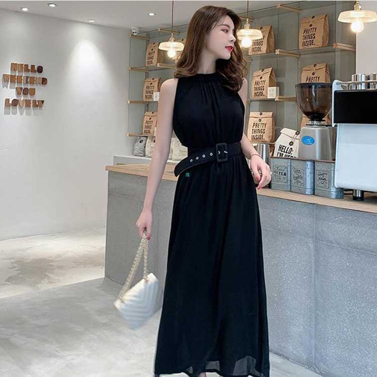 ワンピース レディース 春夏　夏 シフォンワンピース ノースリーブワンピース 大人ワンピース【送料無料】ロングワンピース ワンピース 可愛い 着痩せ おしゃれ お出かけ 夏 デート