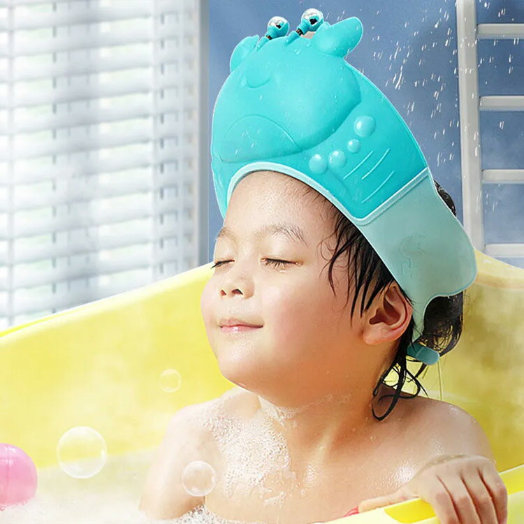 調整可能 バスタイム 水遊び シャンプーハット 子供用 お風呂 赤ちゃん 子供 ベビー バスグッズ 子ども こども 快適 防水 バス用品 シャンプーグッズ 可愛い イエロー ブルー お風呂用品 シャワーキャップ かわいい 値下げ レッド