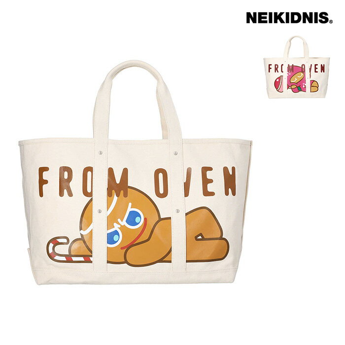 【公式】NEIKIDNIS × クッキーラン｜勇敢なクッキー トートバッグ Lサイズ (GINGER BRAVE TOTE BAG LAR..