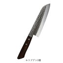 三徳包丁 京都活具 | 16.5cm モリブデン3層 / ダマスカス17層鋼 | 切れ味抜群 錆びにくい プロ仕様 職人 日本製 国産 和包丁 おしゃれ ギフト...