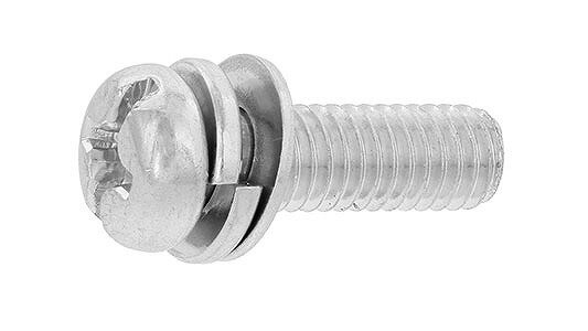 (+−)ナベP=4【800個】(+-)ナベP=4 4 X 16 標準(または鉄) / 三価ステンコート