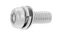 TRXタンパー(ナベP=4【56個】TRXタンパーナベP=4 3 X 10 標準(または鉄) / 三価ホワイト