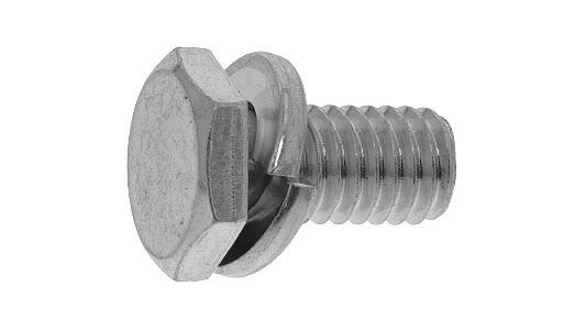 スリムヘッド　トリーマP＝2【400個】スリムヘッド トリーマP=2 6 X 12 標準(または鉄) / 三価ホワイト