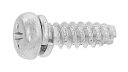 (+)B1ナベ P=2【25個】(+)B1ナベP=2 3 X 10 標準(または鉄) / 三価ホワイト
