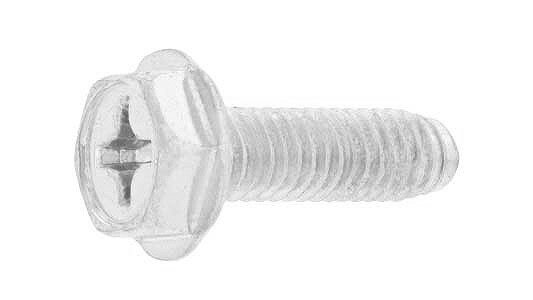 Sタイプ(+)六角フランジ【18個】Sタイ+6フランジB8D10 5 X 12 標準(または鉄) / 三価ステンコート