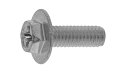 六角TP小ねじ【1500個】6カクTP-HCR-M 3 X 20 標準(または鉄) / 三価ホワイト