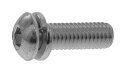 WAボタンーSタイプ【300個】WAボタン-Sタイプ 6 X 25 標準(または鉄) / BC(黒クロメート)