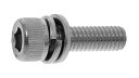 CAP I=4【300個】10.9CAP I=4 6 X 20 標準(または鉄) / 三価ホワイト